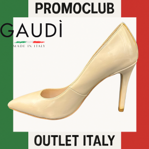 Дамски обувки Gaudì,бежови, еко кожа,височина на тока 10 см, номер 39, Италия